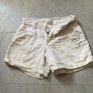 Teens White painted Jean shorts